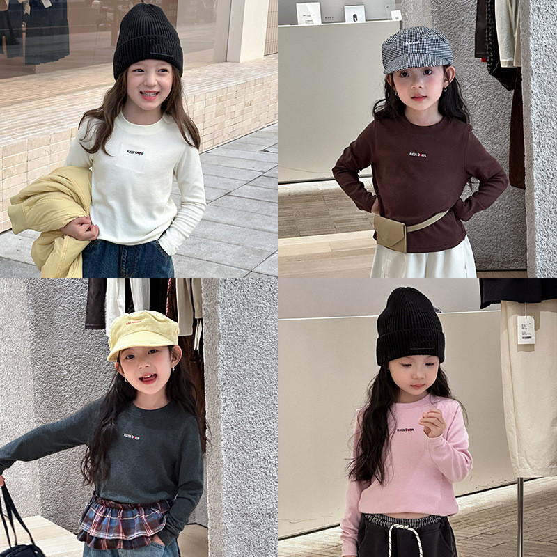2025秋新品A★子供服　トップス★90cm〜170cm 4色