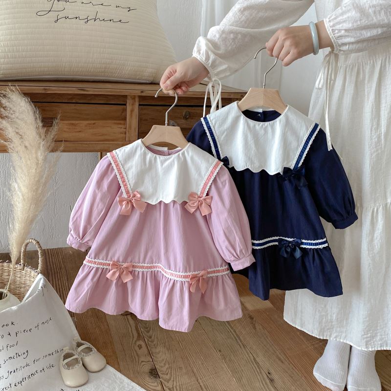 2025秋新品★子供服　ワンピース★80cm〜130cm 2色