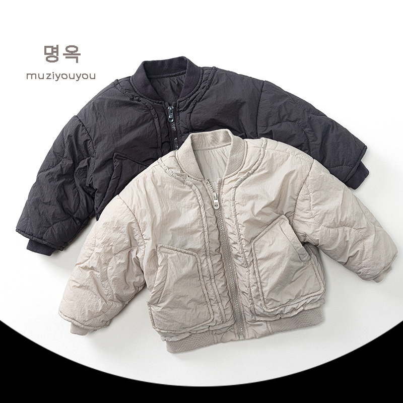 2025冬新品muji★子供服 　コート★80cm〜130cm 2色