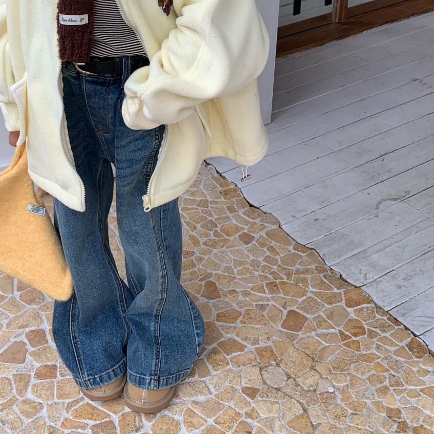 2025冬新品MK★子供服　ズボン+腰ベルト　裏起毛★100cm〜160cm