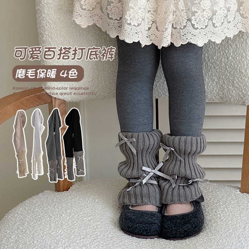 2025年冬★子供レギンス★防寒ズボン　裏起毛★XS/75-90cm〜2XL/130-140cm 8色