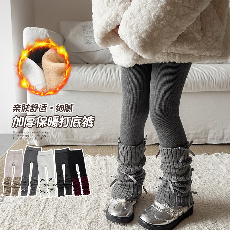 2025年冬★子供レギンス★防寒ズボン　裏起毛★M/90-105cm〜2XL/135-150cm 11色