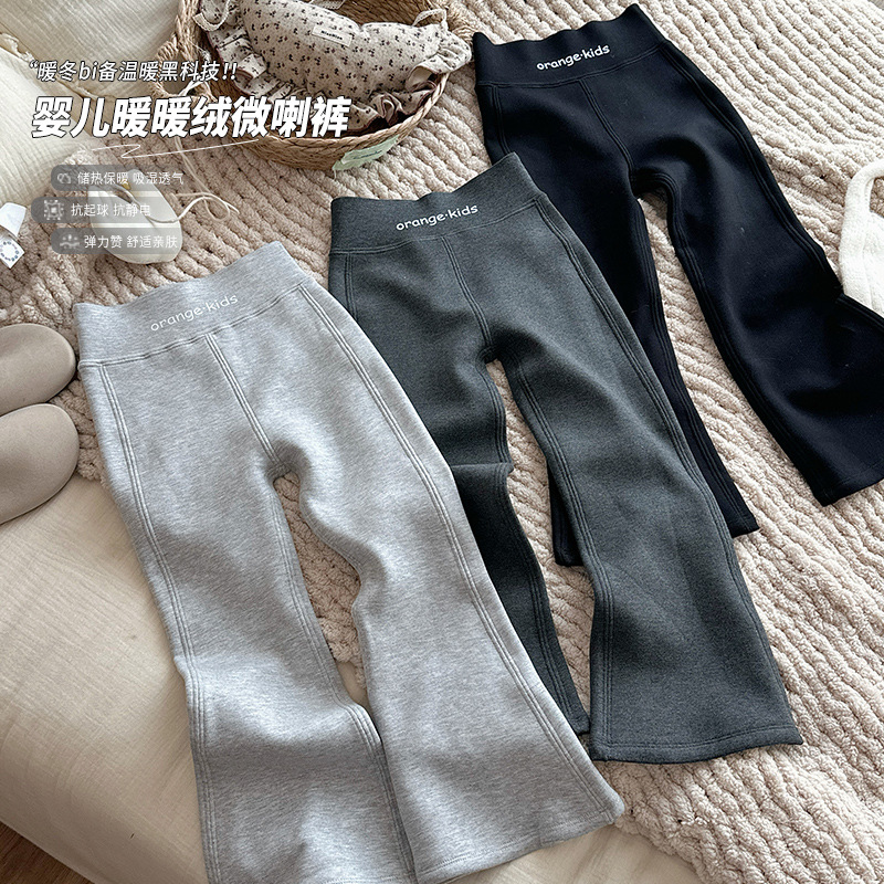 2025冬新入荷★子供服　ズボン　裏起毛★100〜160 3色