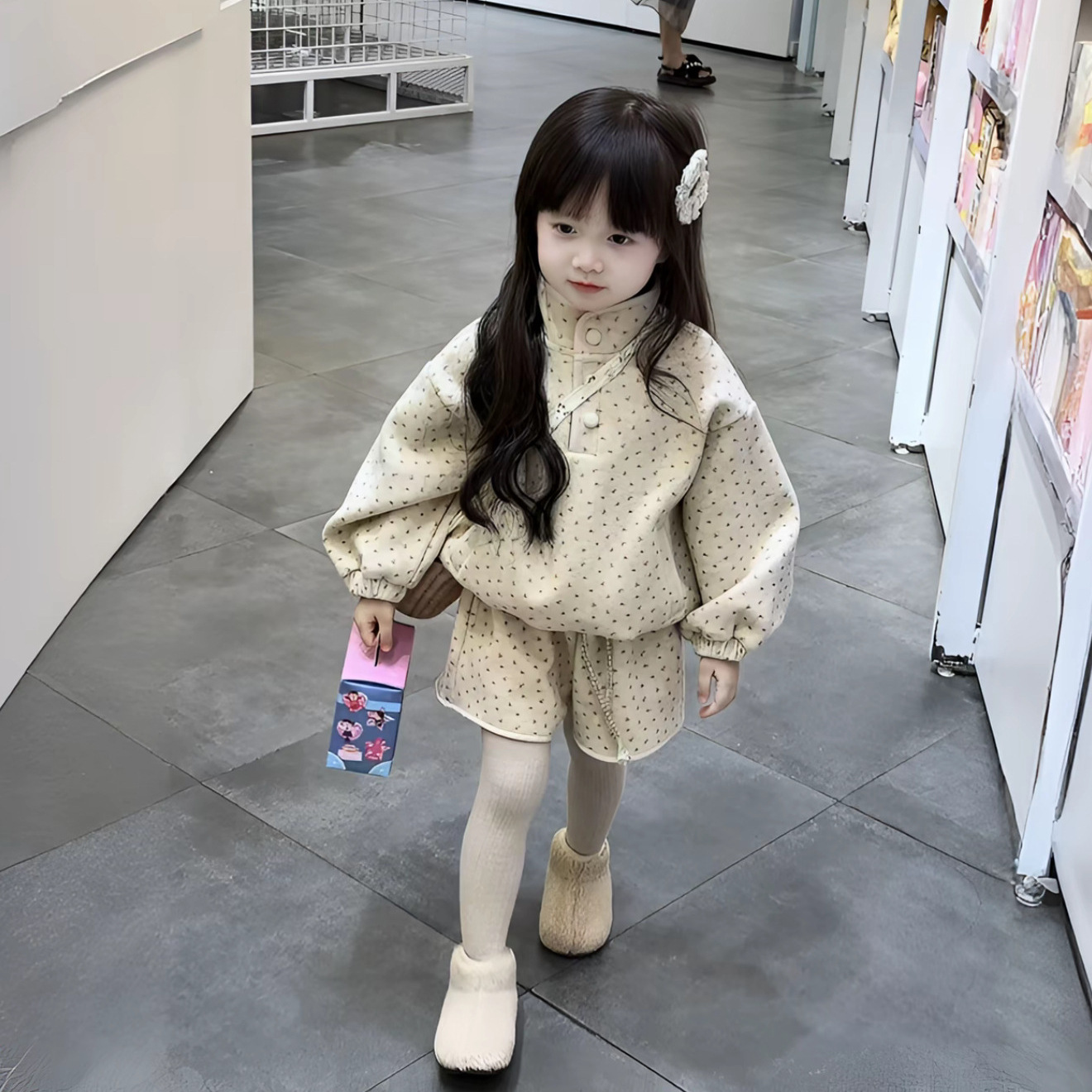2025冬新品★子供服　厚手　セットアップ★90cm〜140cm