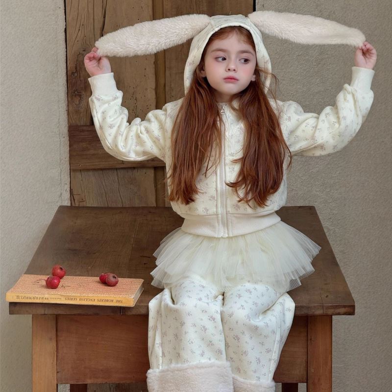 2025冬新品otaly★子供服　セットアップ★90cm〜130cm 2色