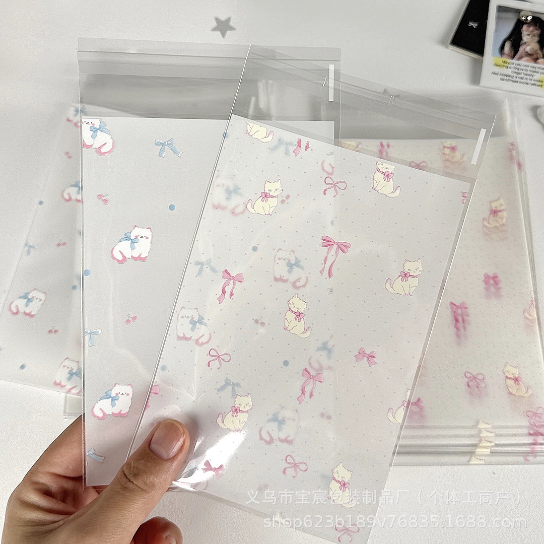 ★opp袋★粘着袋　10x15cm　100枚入★DIY包装資料