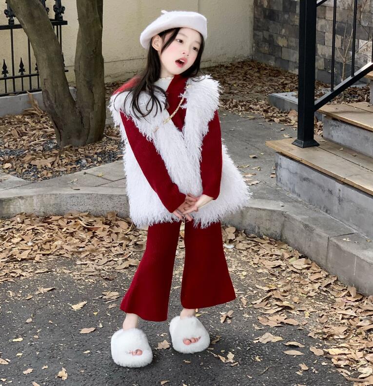 2025新品★子供服　ベストコート&ニットセット★90cm〜140cm
