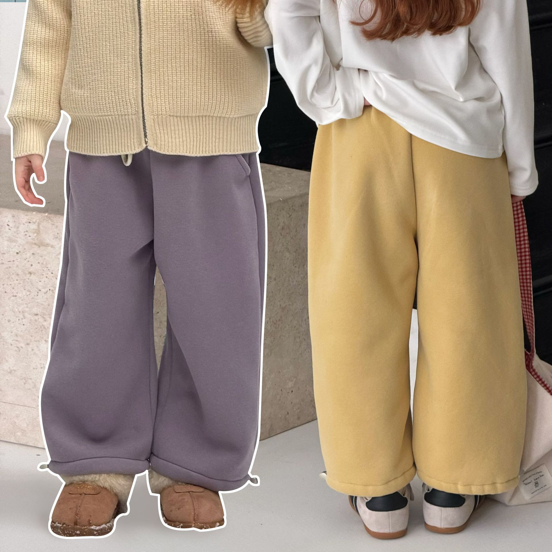 2025冬新品LMM★子供服　ズボン★90cm〜150cm 2色
