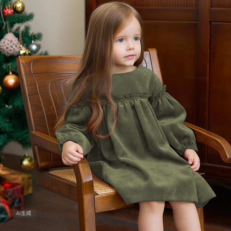2025新品★子供服　ワンピース★100cm〜140cm 2色