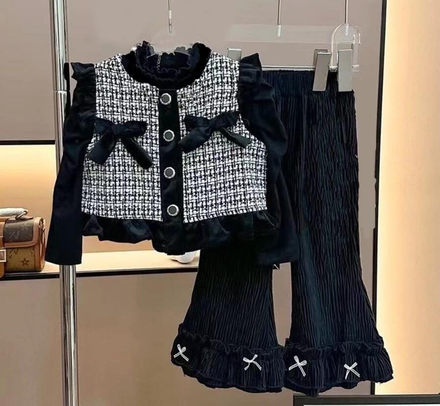 2026新品★子供服★ベストコート+トップス+ズボン　セット★80-120cm★