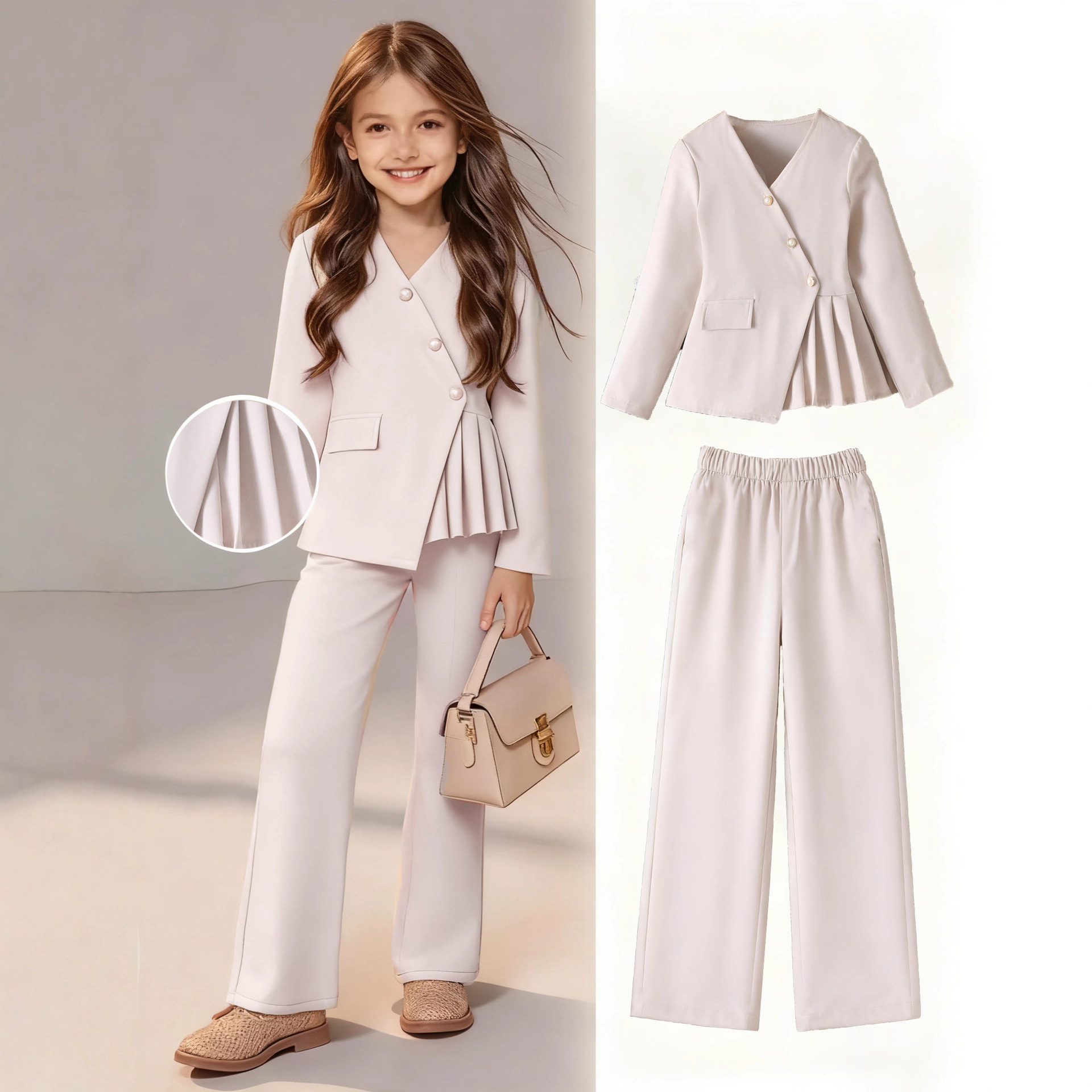 2026新品★子供服　セットアップ★5-6Y〜13-14Y