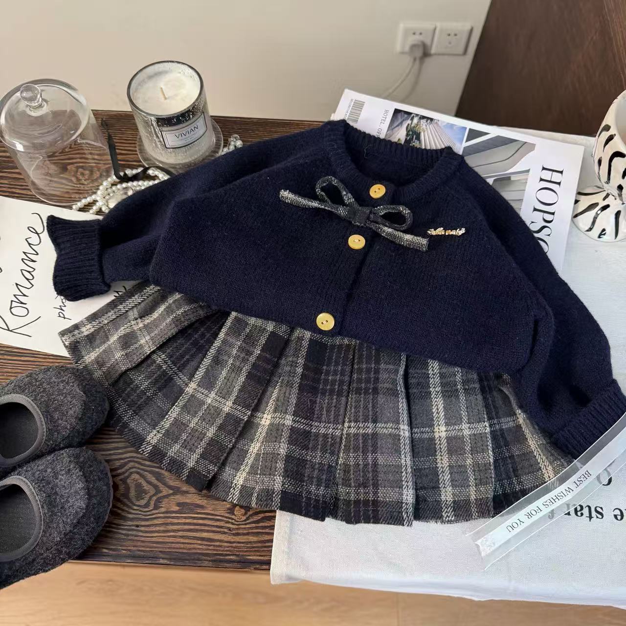 2026新品★子供服 　カーディガン&スカート分けて★80cm〜150cm
