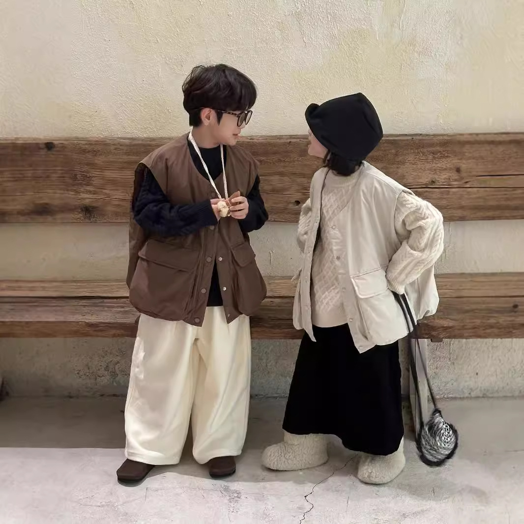 2026★春秋新作★韓国風子供服★チョッキ★90cm〜150cm 2色