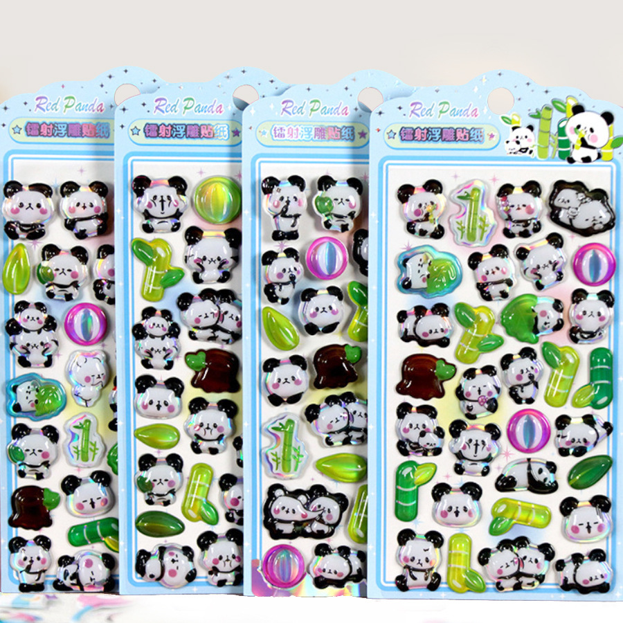 DIY手作り ステッカー★粘着シール★3D★手帳素材