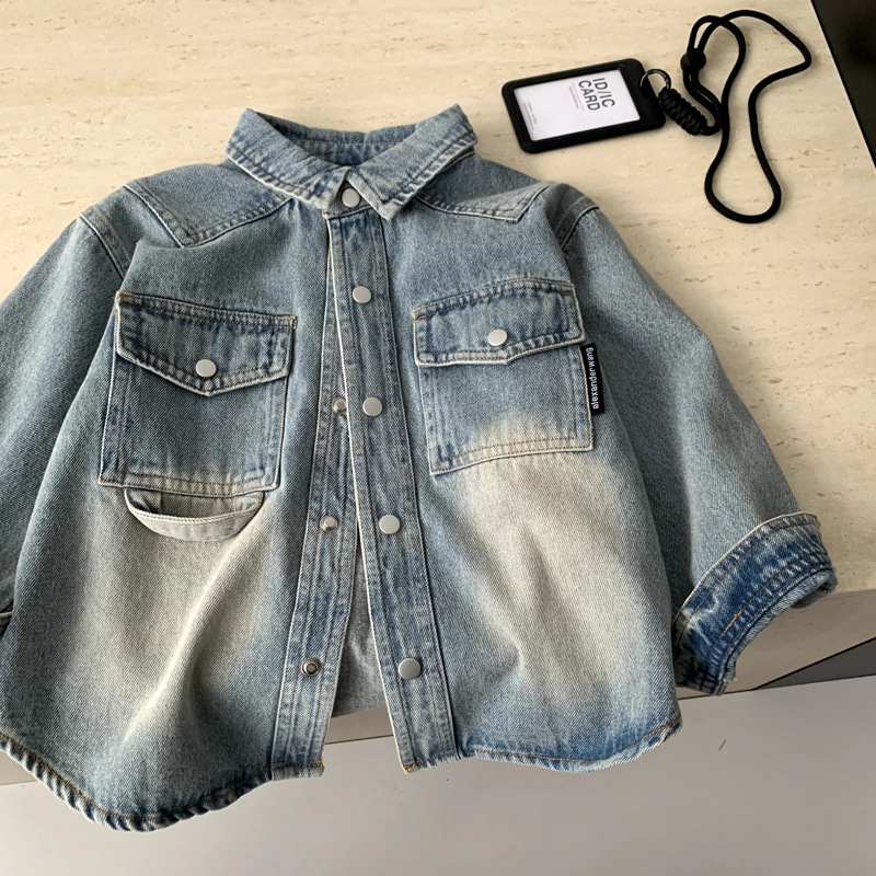 「2026」子供服★トップス★デニムコート★韓国風子供服★90cm〜150cm
