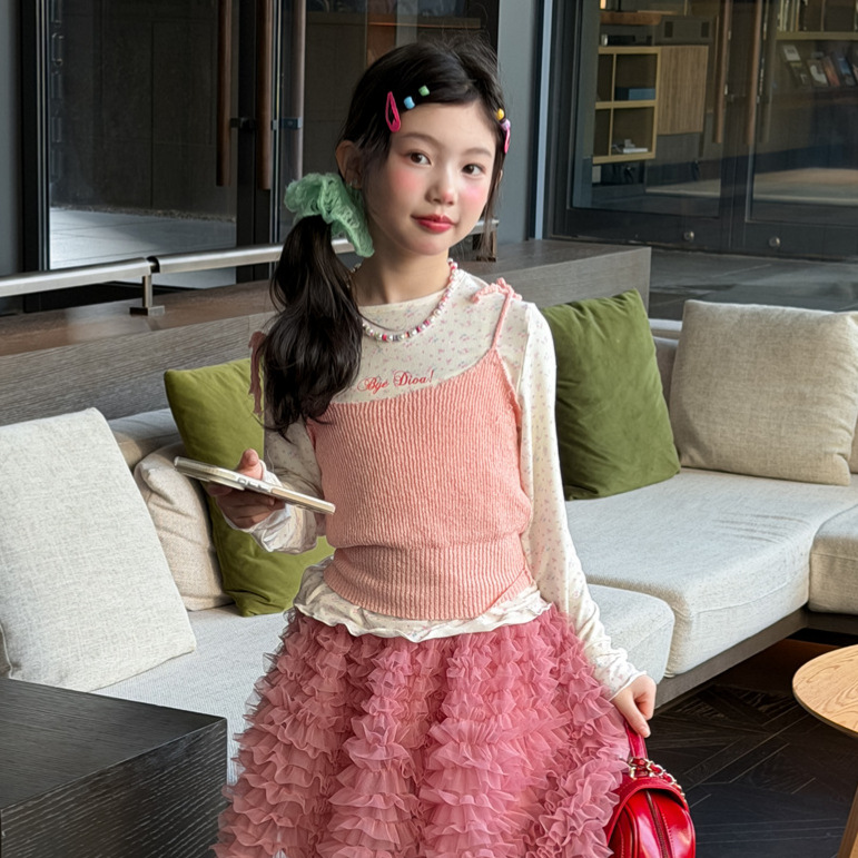 2026年新H★子供服　ニットベスト★100cm〜160cm 2色