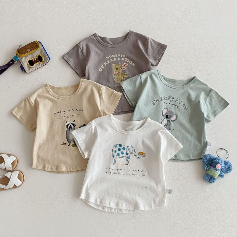 2026★夏新作★韓国風子供服★トップス★90cm〜130cm 4色