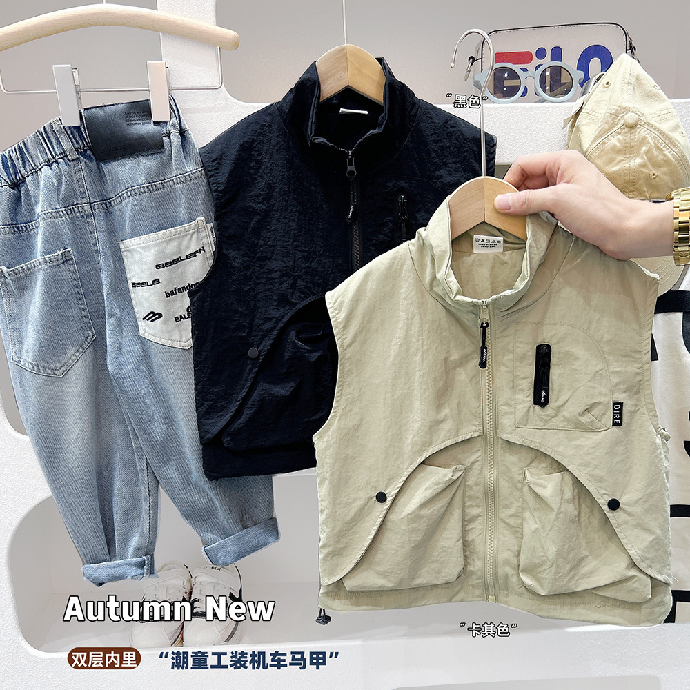 2026新品★子供服 　ベストコート★100cm〜150cm 2色