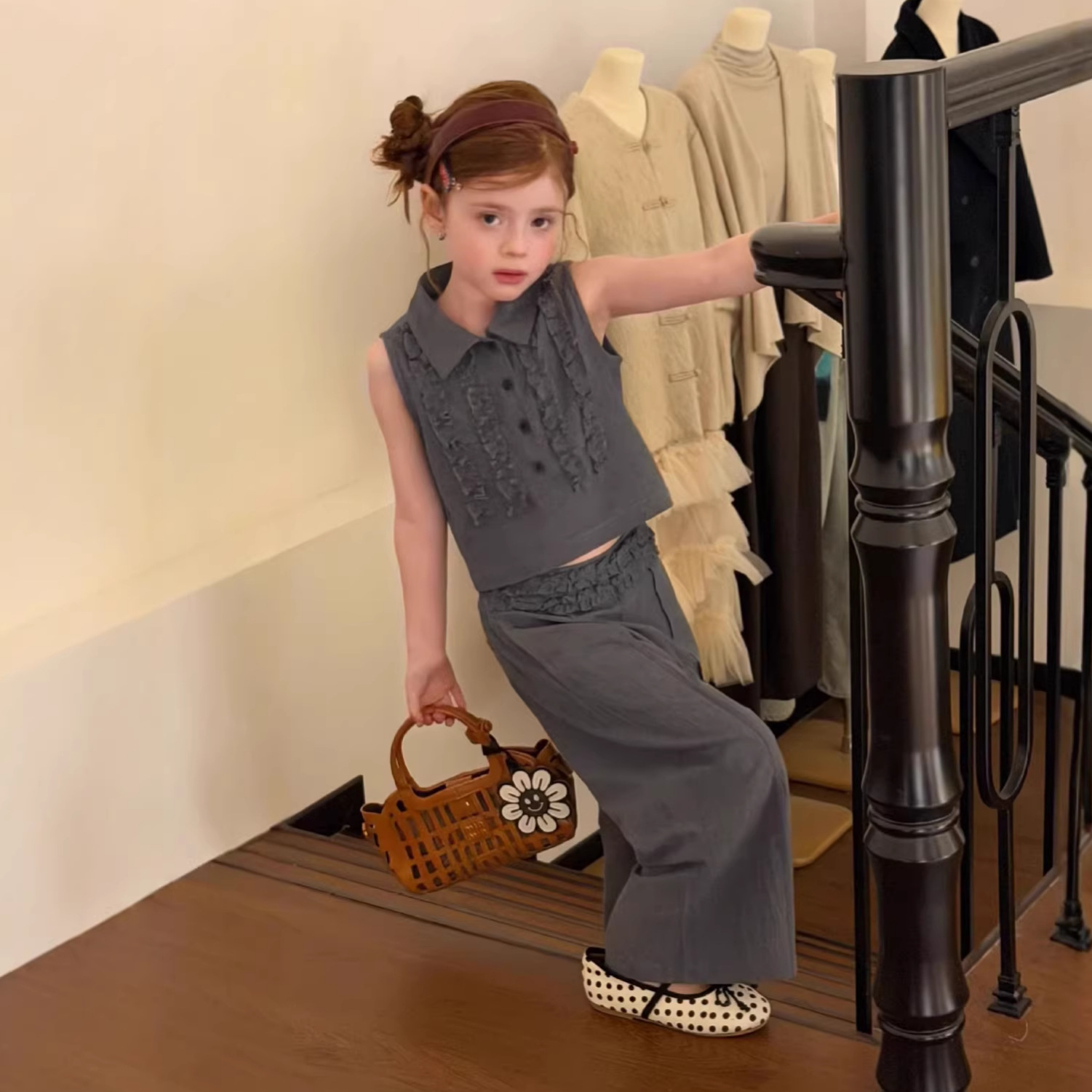 2026新品TT★子供服　セットアップ★90cm〜150cm 2色