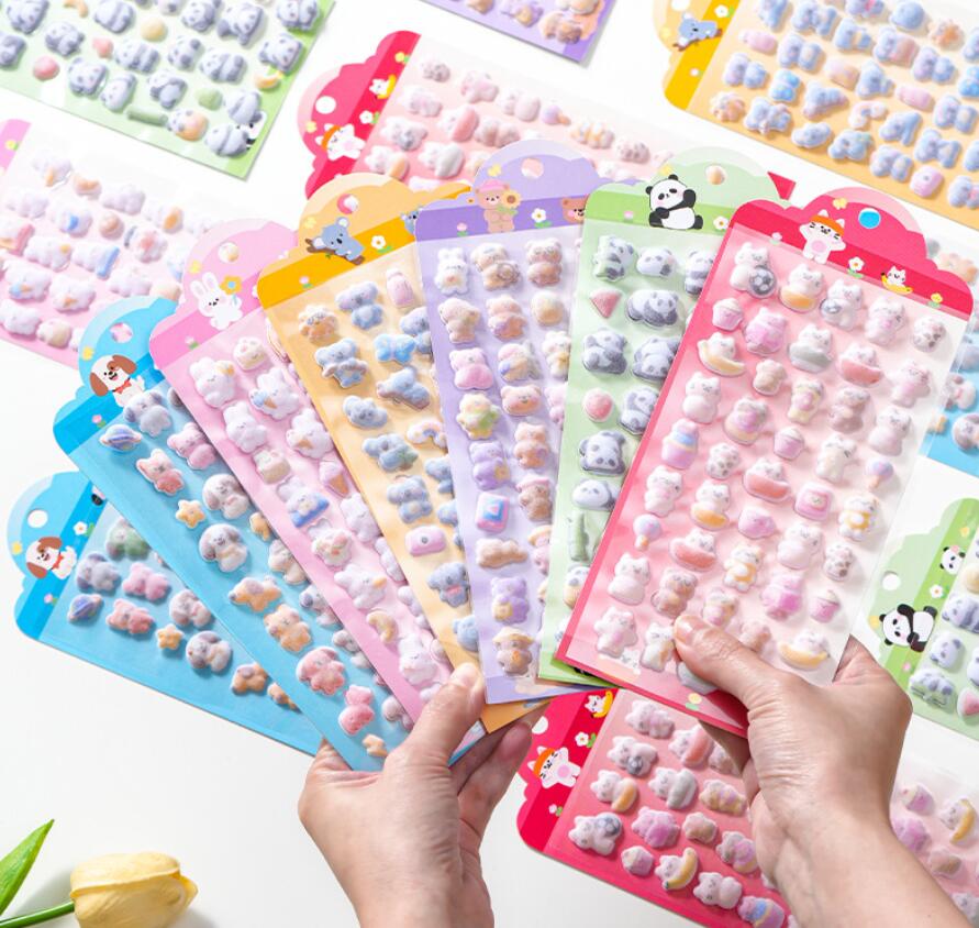 子供お褒めシール★立体★防水ステッカー ★DIY デコレーション用