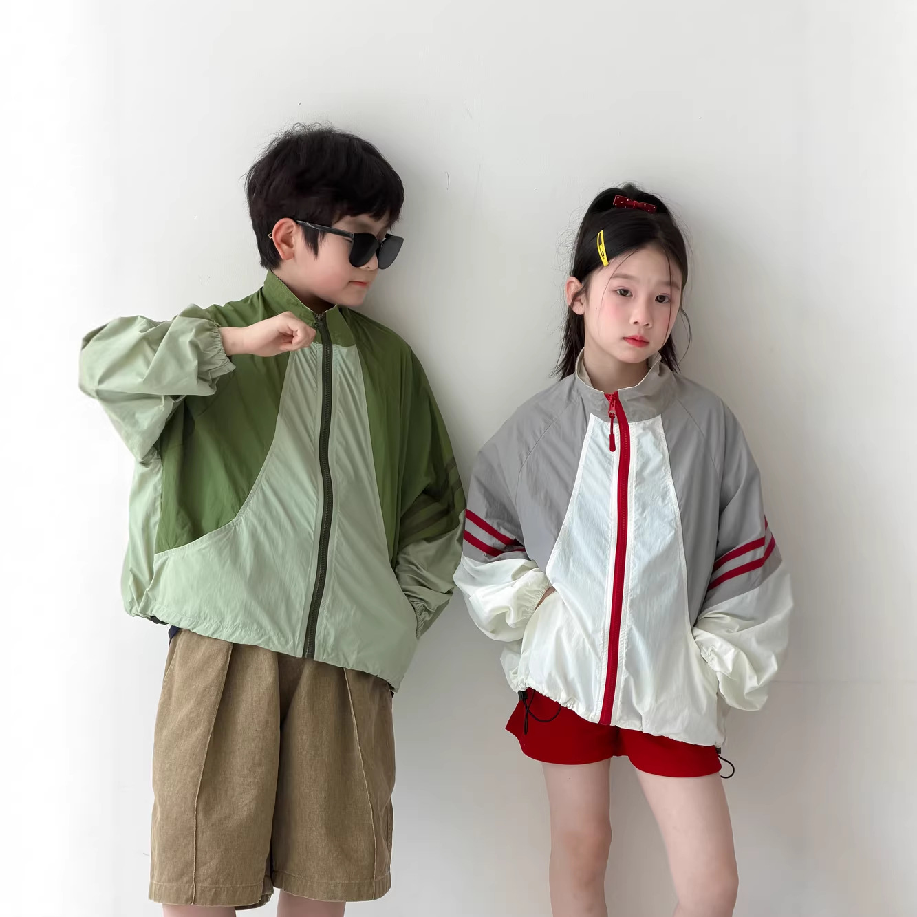 2026夏新品MXM★子供服 　UV カットアウター　コート★100cm〜160cm 2色