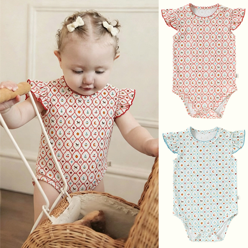 2026新入荷★ベビー服　ロンパース★66cm〜90cm 2色
