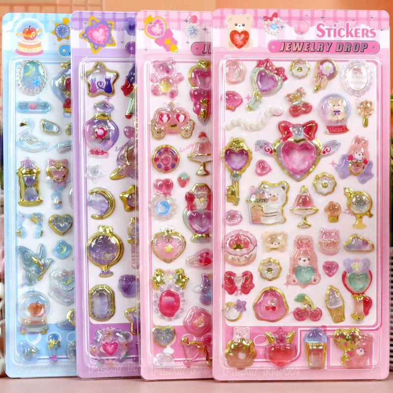 子供お褒めシール★立体★防水ステッカー ★DIY デコレーション用