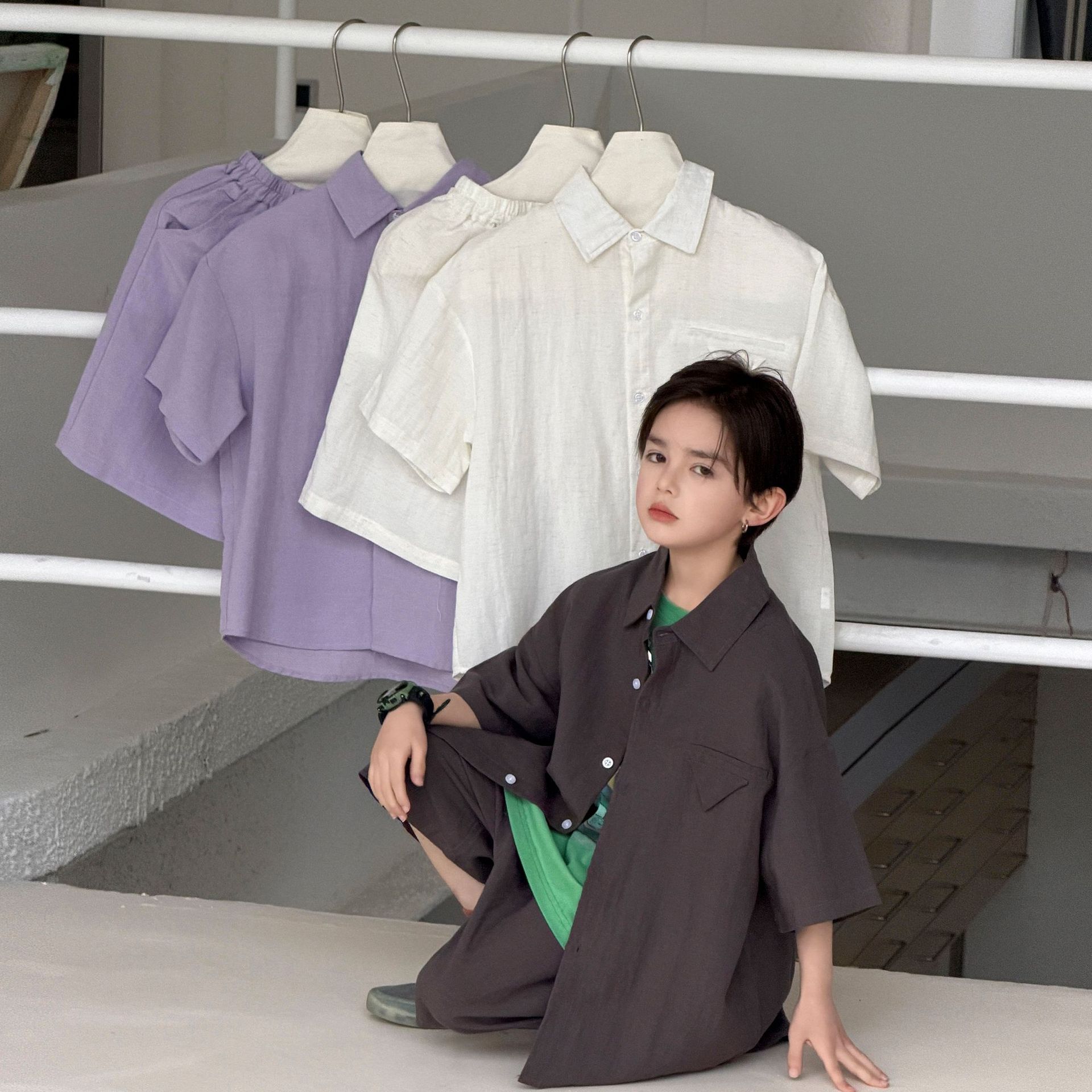 2026★夏新作★韓国風ベビー服★トップス+ズボン★100cm〜170cm 3色