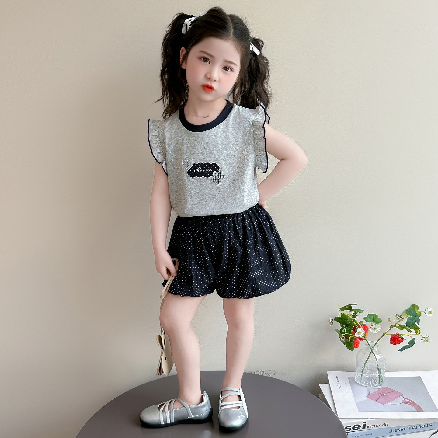 2026新品★子供服　セットアップ★90cm〜140cm 2色