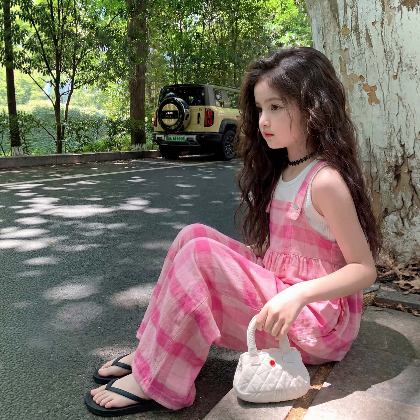 2026新品★子供服　ベスト+連体服　セットアップ★120cm〜170cm 2色