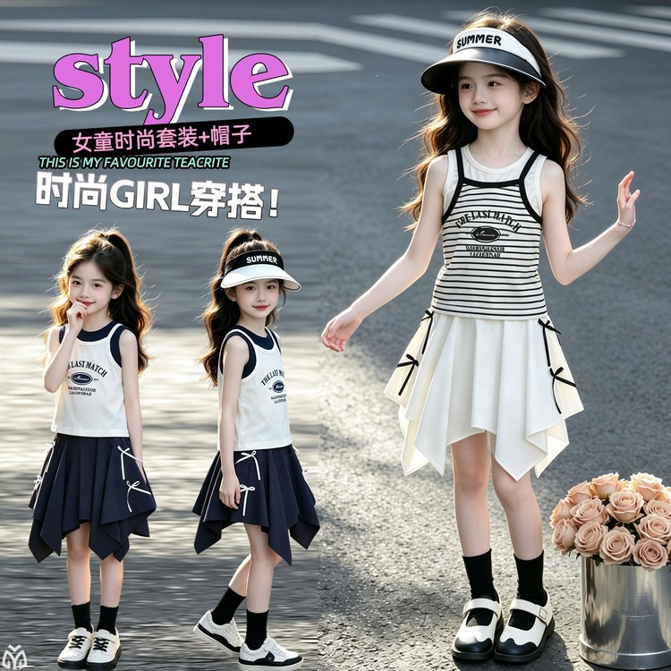 2026新作★子供服　トップス&スカート分けて★120cm〜170cm 2色