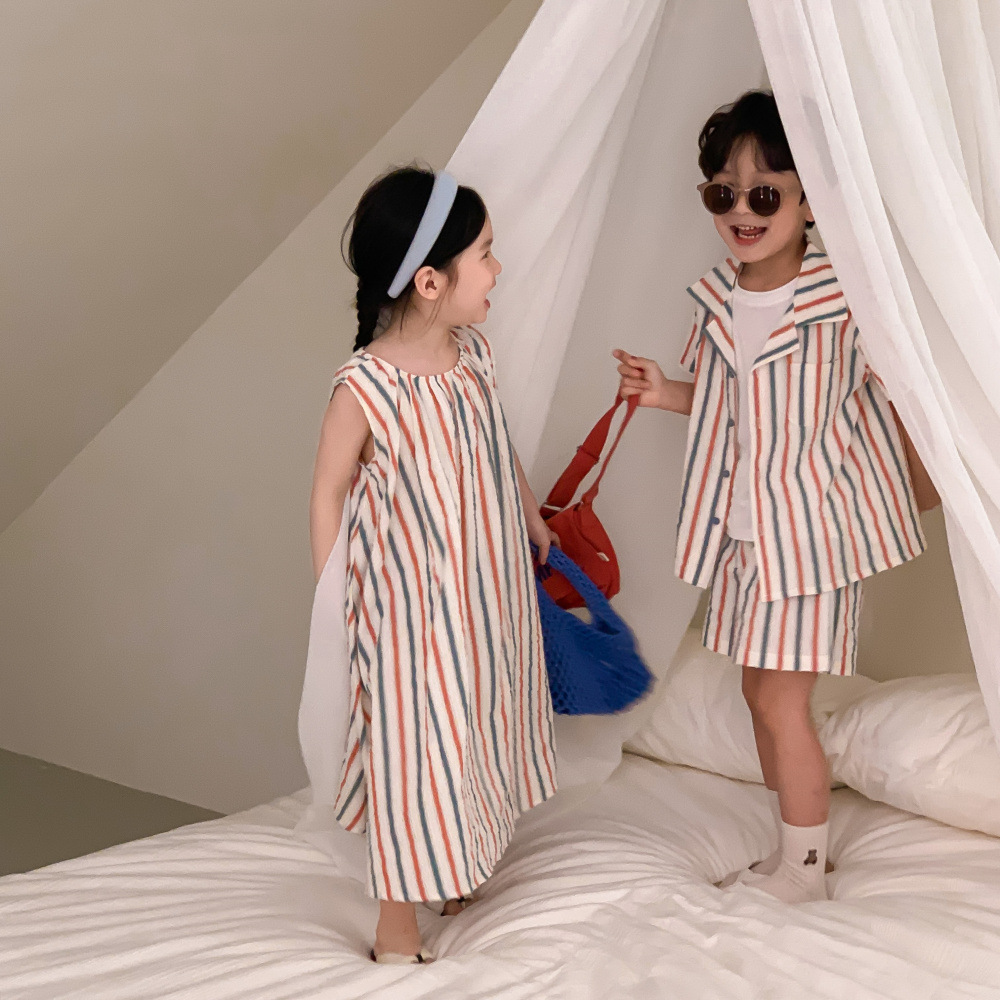 2026★夏新作★韓国風ベビー服★トップス+ズボン★ワンピース