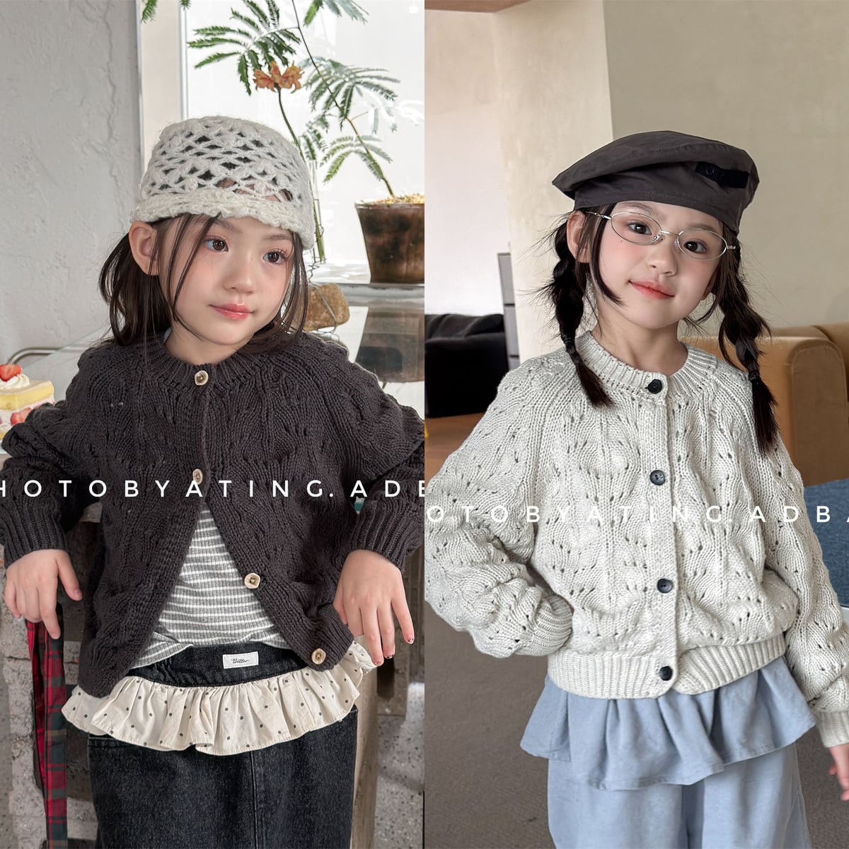 2026秋新作SJ★子供服 　カーディガン★80cm〜130cm 2色