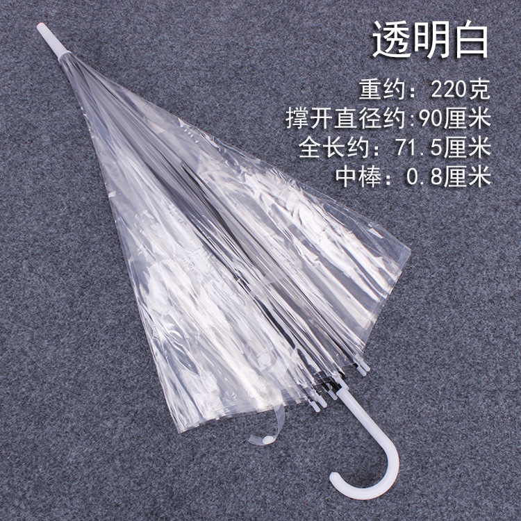 使い捨てプラスチック傘 / 透明傘