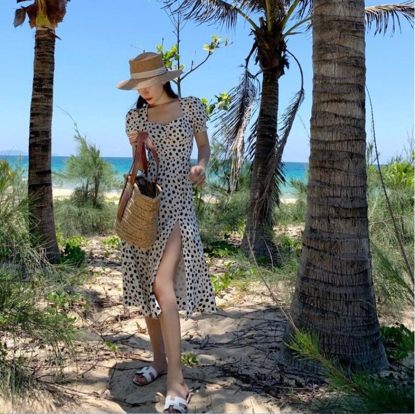 2021夏新作★大人気アパレル★レディース服★婦人服★ワンピース★水玉ドレス