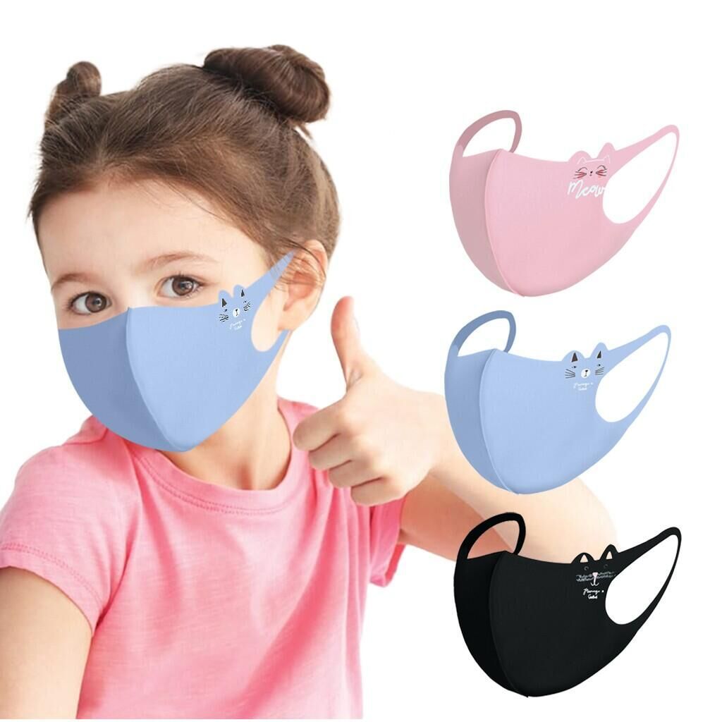 夏マスク☆子供マスク☆3D立体☆接触冷感 ☆クールマスク☆防塵☆花粉症☆ウイルス対策☆3色