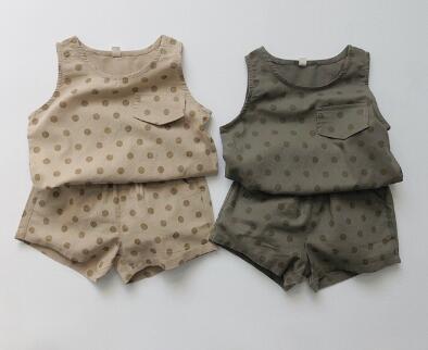 2022夏新品★子供服　トップス&ズボン分けて販売★80-130cm★2色