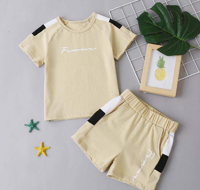 2022夏新品★子供服　トップス+ズボン　上下セット★90-130cm★5色
