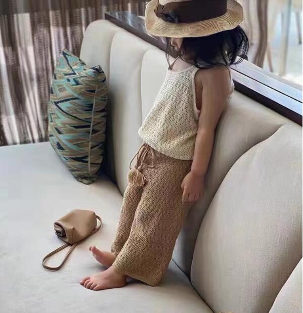 2022夏新品★子供服　トップス&ズボン分けて販売★80-130cm★2色