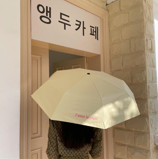 新入荷★傘　折り畳み傘　晴雨二重張り折り畳み傘　4色