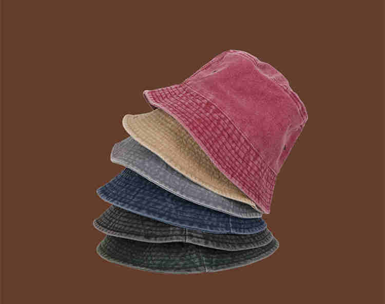 季節の流行・日除け帽・大人用・ins・デニム漁師帽・6色・人気・ファッション帽子
