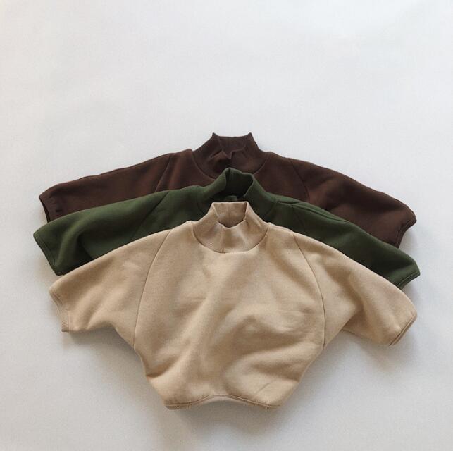 2022★秋冬新作★韓国風子供服★スウェット★裏起毛★3色80-130CM