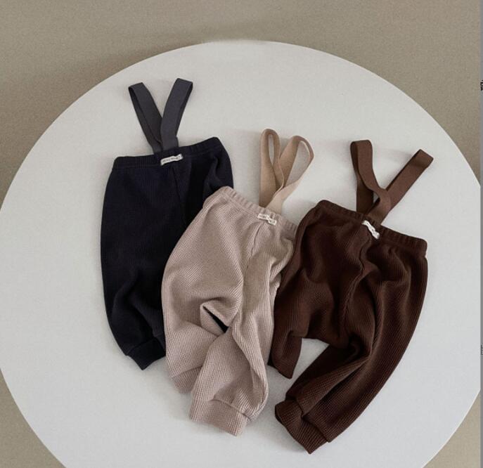 新作★子供服★サロペット★連体服★韓国風子供服★無地★カジュアル★3色★73-100CM