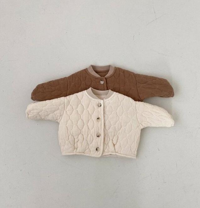 2022★秋冬新作★韓国風ベビー服★コート★アウター★裏起毛★厚手★2色66-100CM