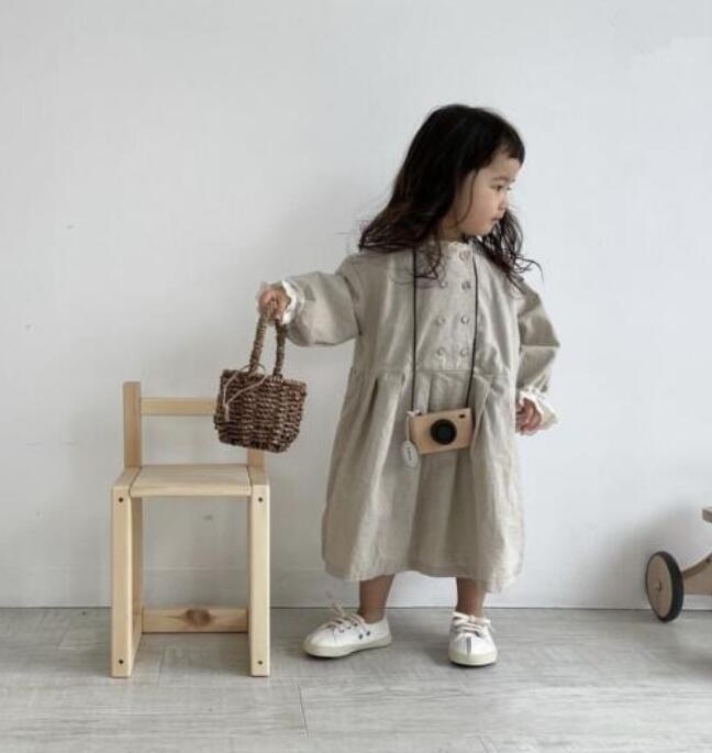 春秋新作★韓国風子供服★ワンピース★90-130CM