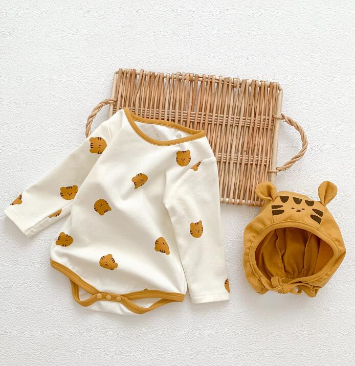 子供服★ロンパース+帽子★連体服★韓国風子供服★ベビー★可愛い★66-90CM