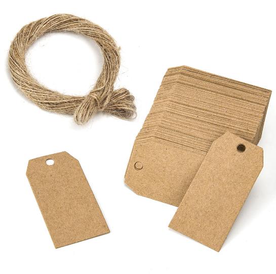 包装資材★プレゼント装飾など★クラフトタグ　ラベルカード　ハトロン紙　DIY吊札