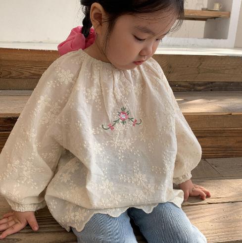 2023春新品★子供服　トップス　シャツ　90-130cm　