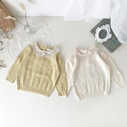 2023春新品★子供服　トップス　ニット　73-110cm★2色