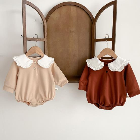 2023春新品★子供服　ロンパース　66-100cm★2色